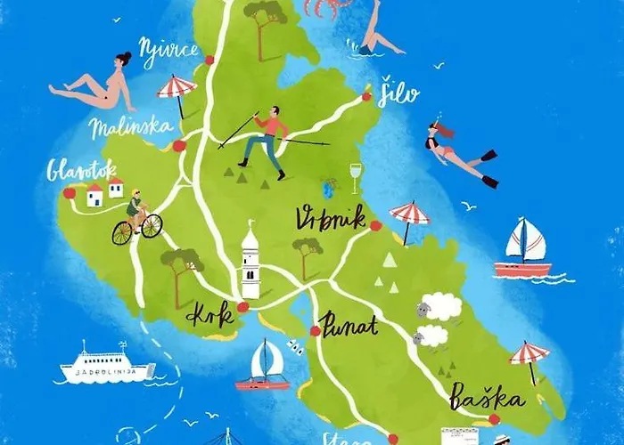 Mali Val Apartman Punat